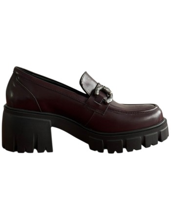  Δερμάτινο Γυναικείo Μοκασίνι - F373