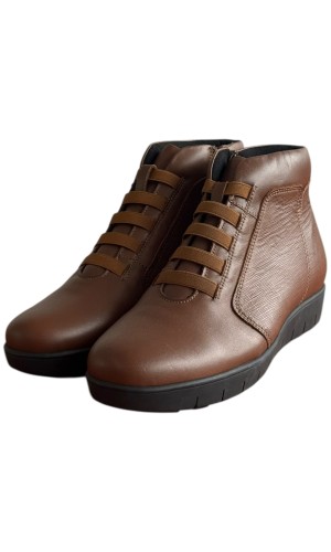 Δερμάτινο Γυναικείo Μποτάκι - F374