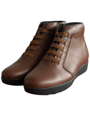 Δερμάτινο Γυναικείo Μποτάκι - F374