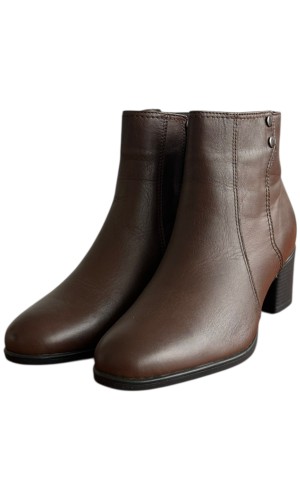 Δερμάτινο Γυναικείo Μποτάκι - F375