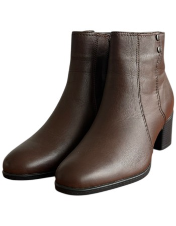 Δερμάτινο Γυναικείo Μποτάκι - F375