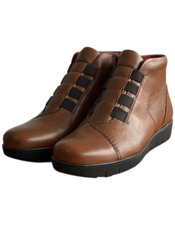 Δερμάτινο Γυναικείo Μποτάκι - F377