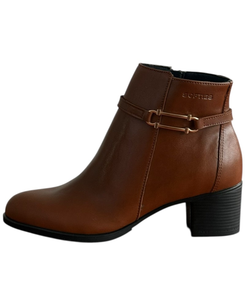 Δερμάτινο Γυναικείo Μποτάκι - F378