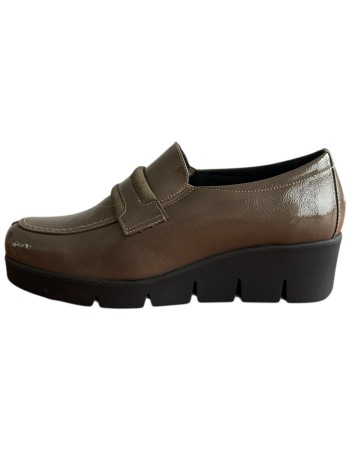  Δερμάτινο Γυναικείo Μοκασίνι - F390