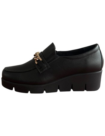  Δερμάτινο Γυναικείo Μοκασίνι - F391