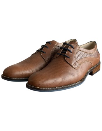  Δερμάτινο Ανδρικό Παπούτσι - F412