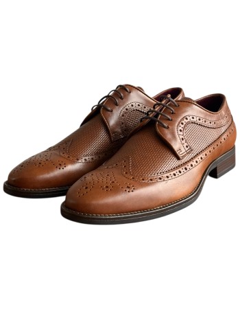  Δερμάτινο Ανδρικό Παπούτσι - F415