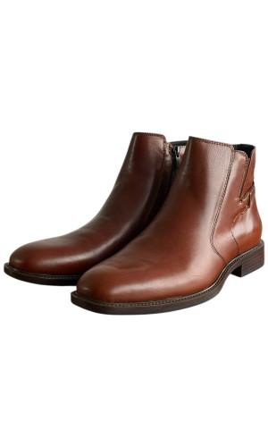  Δερμάτινο Ανδρικό Μποτάκι - F427