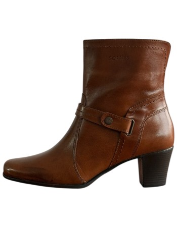 Δερμάτινο Γυναικείo Μποτάκι - F428