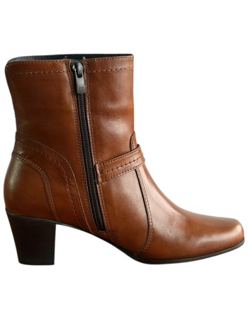 Δερμάτινο Γυναικείo Μποτάκι - F428