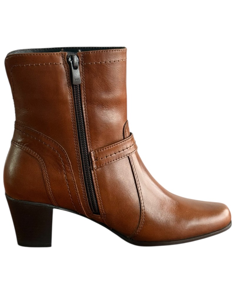 Δερμάτινο Γυναικείo Μποτάκι - F428