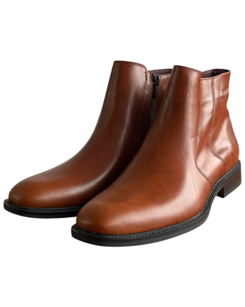  Δερμάτινο Ανδρικό Μποτάκι - F432