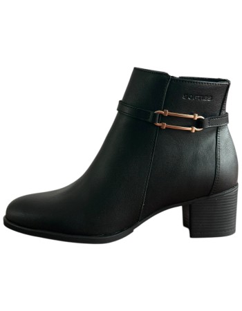 Δερμάτινο Γυναικείo Μποτάκι - F433