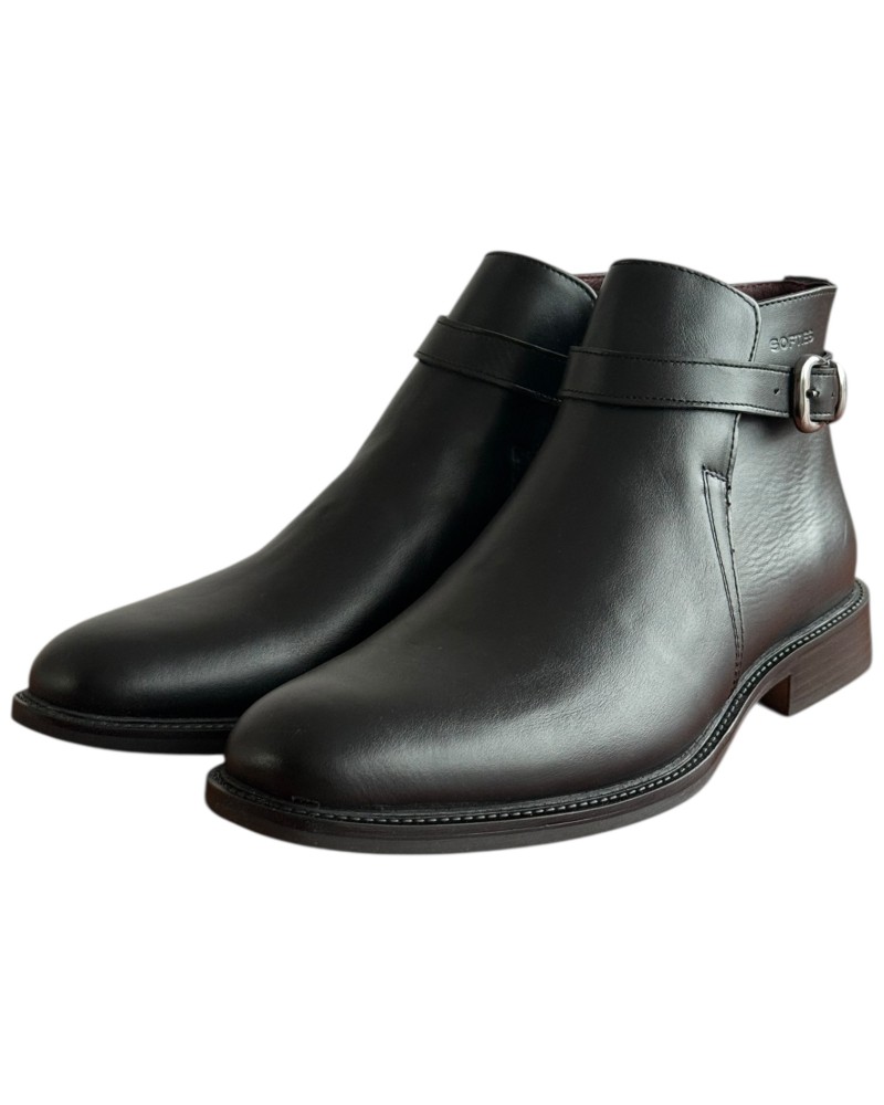  Δερμάτινο Ανδρικό Μποτάκι - F434