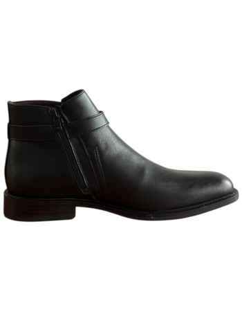  Δερμάτινο Ανδρικό Μποτάκι - F434