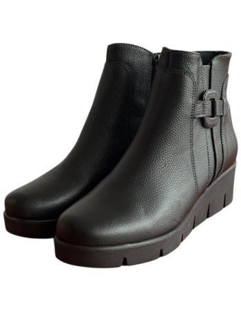 Δερμάτινο Γυναικείo Μποτάκι - F435