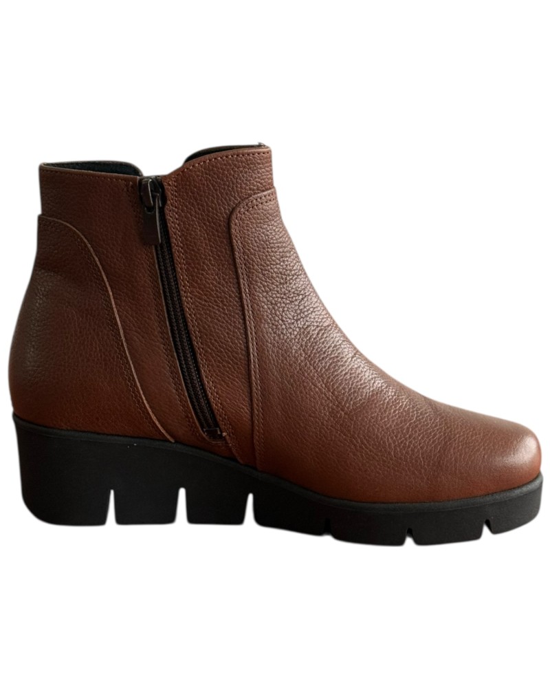 Δερμάτινο Γυναικείo Μποτάκι - F436