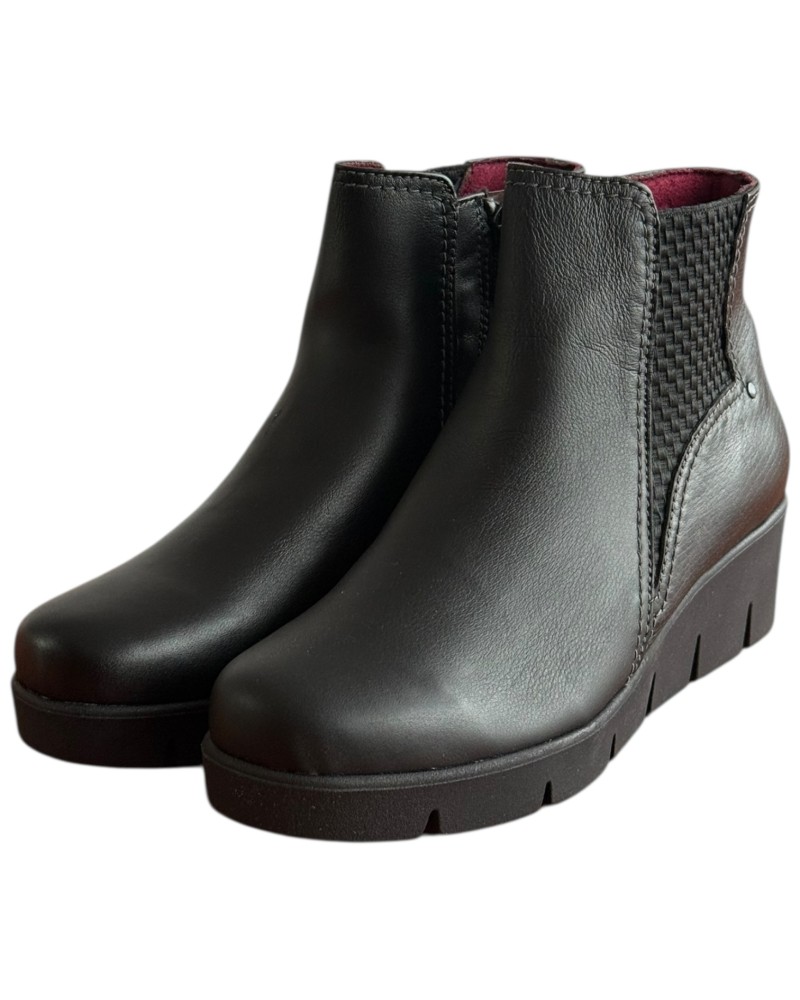 Δερμάτινο Γυναικείo Μποτάκι - F438