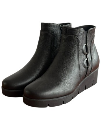 Δερμάτινο Γυναικείo Μποτάκι - F439