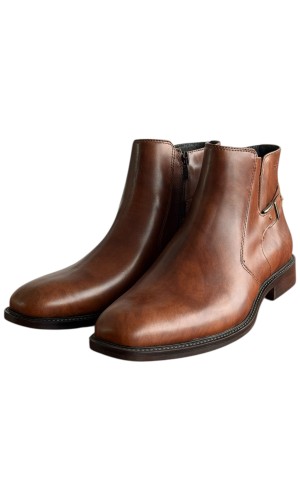  Δερμάτινο Ανδρικό Μποτάκι - F440