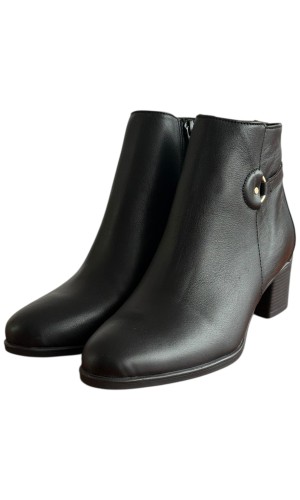 Δερμάτινο Γυναικείo Μποτάκι - F441