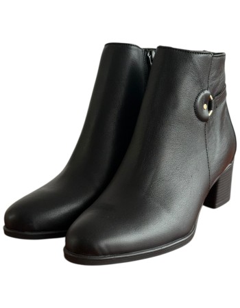 Δερμάτινο Γυναικείo Μποτάκι - F441