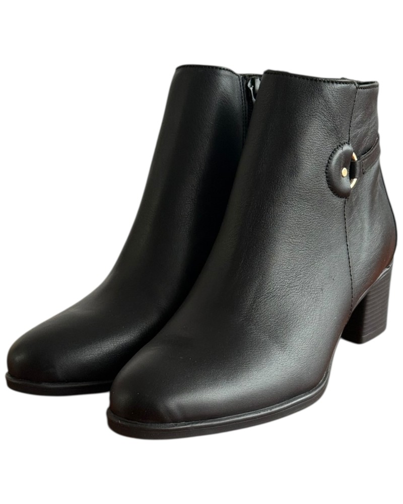 Δερμάτινο Γυναικείo Μποτάκι - F441