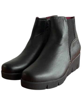 Δερμάτινο Γυναικείo Μποτάκι - F443
