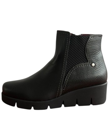 Δερμάτινο Γυναικείo Μποτάκι - F443