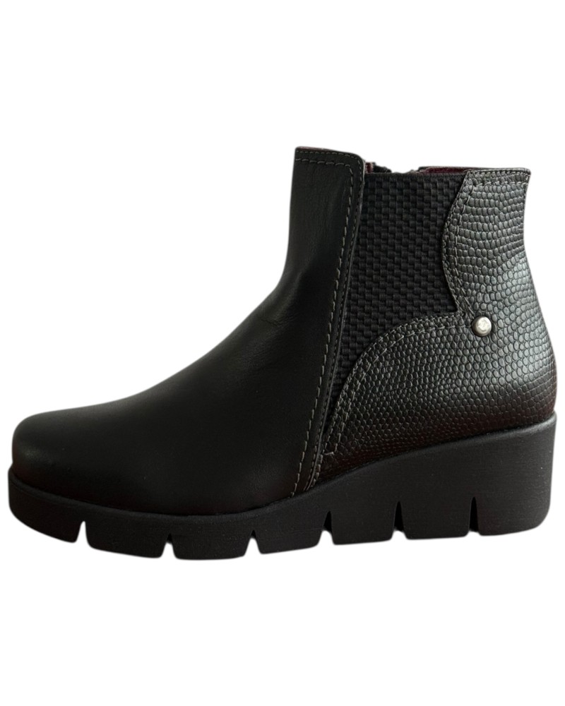 Δερμάτινο Γυναικείo Μποτάκι - F443