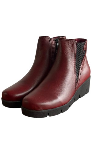 Δερμάτινο Γυναικείo Μποτάκι - F444