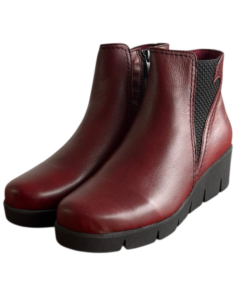 Δερμάτινο Γυναικείo Μποτάκι - F444