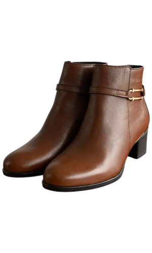 Δερμάτινο Γυναικείo Μποτάκι - F445