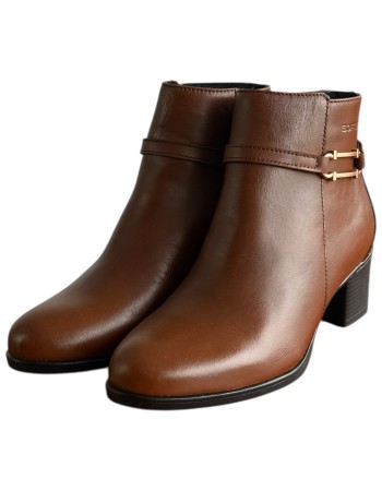 Δερμάτινο Γυναικείo Μποτάκι - F445