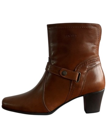 Δερμάτινο Γυναικείo Μποτάκι - F448