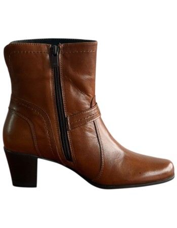 Δερμάτινο Γυναικείo Μποτάκι - F448