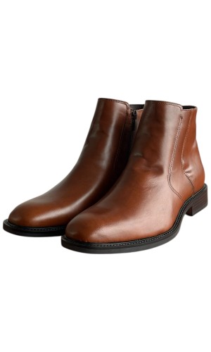  Δερμάτινο Ανδρικό Μποτάκι - F451