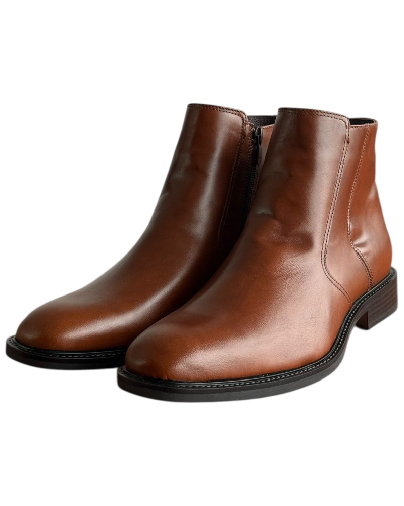  Δερμάτινο Ανδρικό Μποτάκι - F451