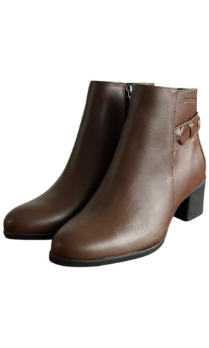 Δερμάτινο Γυναικείo Μποτάκι - F455