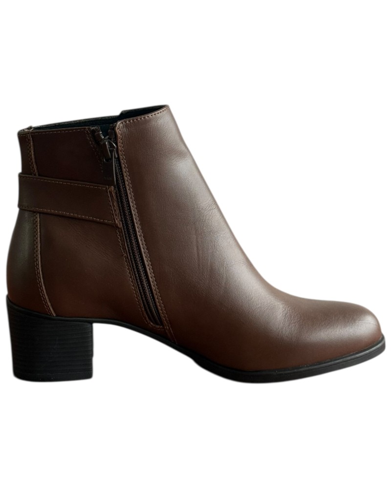 Δερμάτινο Γυναικείo Μποτάκι - F455