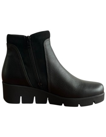 Δερμάτινο Γυναικείo Μποτάκι - F457