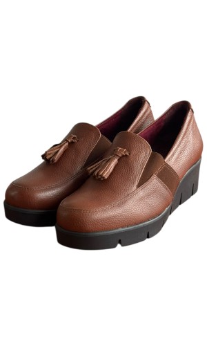  Δερμάτινο Γυναικείo Μοκασίνι - F471