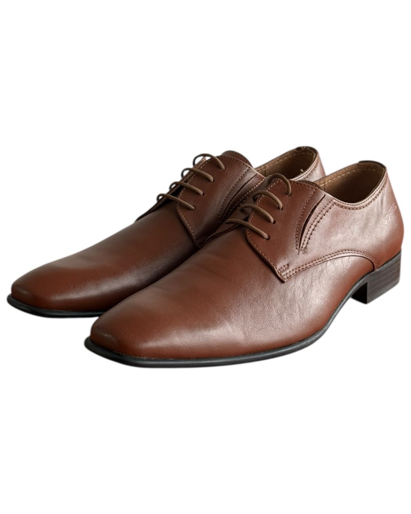  Δερμάτινο Ανδρικό Παπούτσι - F474