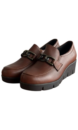  Δερμάτινο Γυναικείo Μοκασίνι - F488