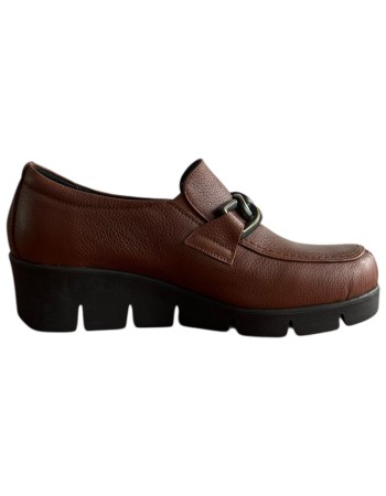  Δερμάτινο Γυναικείo Μοκασίνι - F488