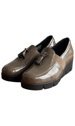  Δερμάτινο Γυναικείo Μοκασίνι - F508