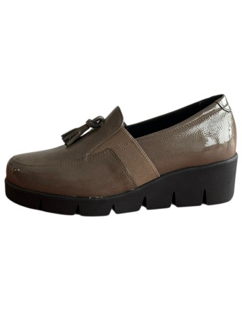  Δερμάτινο Γυναικείo Μοκασίνι - F508