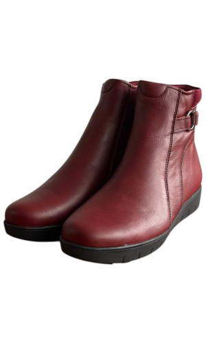 Δερμάτινο Γυναικείo Μποτάκι - F511