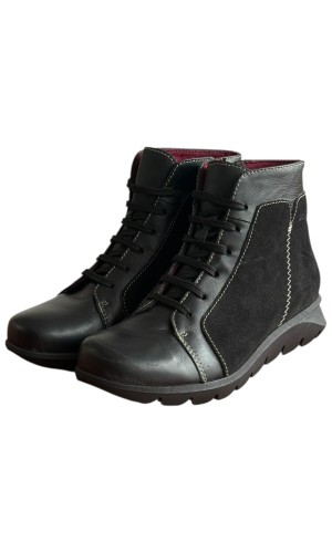 Δερμάτινο Γυναικείo Μποτάκι - F514