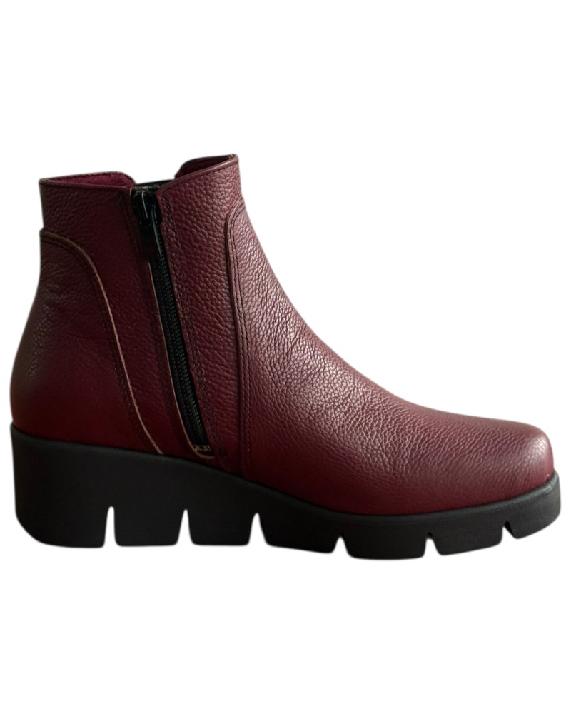 Δερμάτινο Γυναικείo Μποτάκι - F516